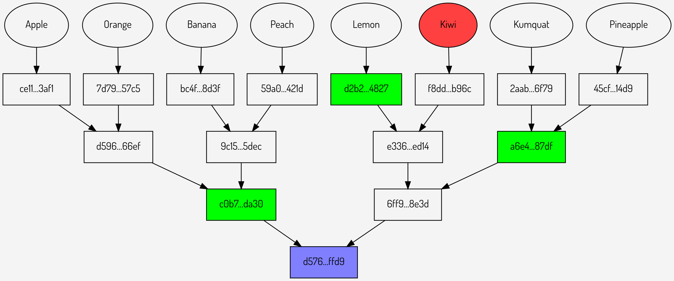 Repeated proofs using the same Merkle root